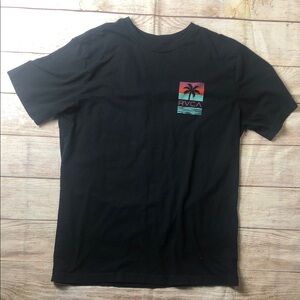 RVCA Black Palm Tree Graphic Tee